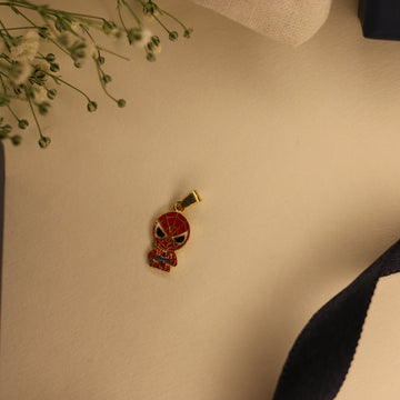 Enamel Spiderman charm bracelet